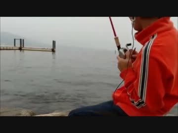 琵琶湖でブラックバス狙ってたらとんでもないのが釣れた