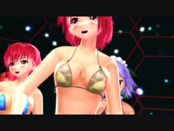 【MikuMikuDance】紅魔館水着Girls♪【HD･60fps】