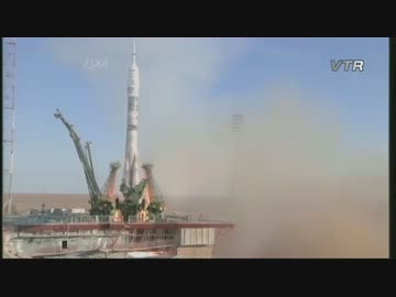 H25/11/7 若田光一宇宙飛行士搭乗【ソユーズ宇宙船打ち上げ】