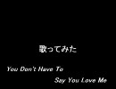 You Don't Have To Say You Love Me （この胸のときめきを）