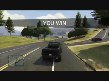 【GTA5】小学生三人組に罵倒されたので顔真っ赤で追い掛け回した１