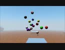 blenderゲームエンジンを使った引力実験
