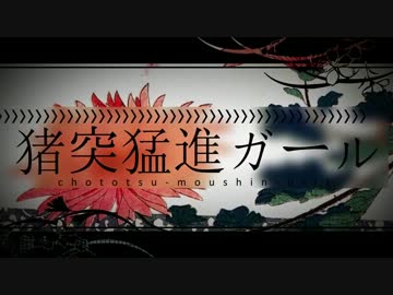 【夜光陰】猪突猛進ガールを歌ってみたヨ。