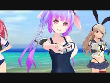 【MMD艦これ】伊19たちですーぱー☆あふぇくしょん