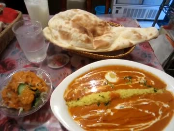 【激辛】ナマステヒマールのおまかせランチ激辛 ＠西大島