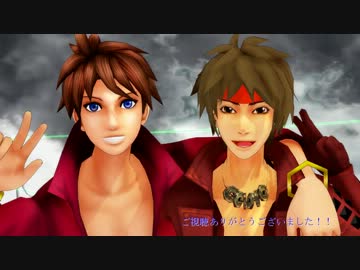 【MMD】保志兄弟でエレクトリック・スター【戦国BASARA＆DDFF】