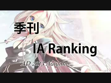 季刊IAランキング 2013年秋(#7)