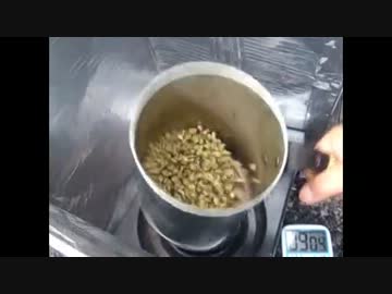 ミルク缶焙煎機でコーヒーを焙煎してみた