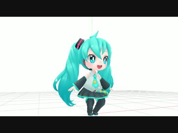 【MMD】ミクさんがじゃんぷするだけ♪