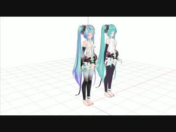 【MMD】ミクを歩かせてみるテスト