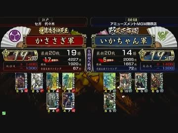 戦国大戦　頂上対決　2013/11/15　かささぎ軍　ＶＳ　いかちゃん軍