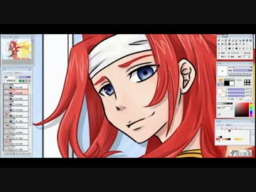アホ神子さん描いてみた。【AzPainter2】