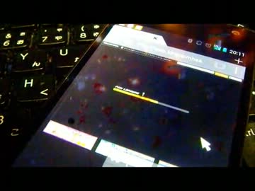 速度規制中　パフィンブラウザでのゲームプレイ