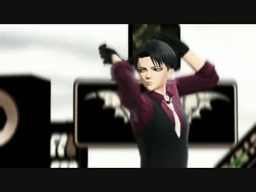 【進撃のMMD】兵長とジャンとミカサでTik Tok/Bout it
