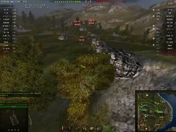 【WoT】偵察戦車のお仕事２戦・エンスク遭遇南・崖通常北【Luchs】