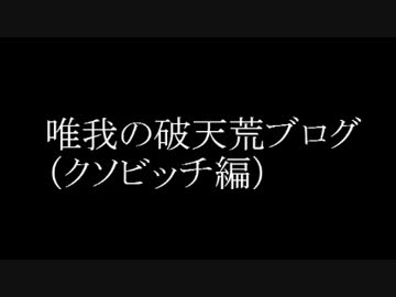 唯我の破天荒ブログ（クソビッチ編）2013/11/17号