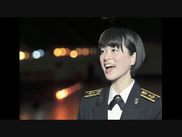 ＣＤデビューする自衛官三宅由佳莉クライマックス国歌斉唱