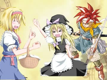 魔理沙とアリスのバイクチェイス☆