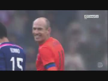 【サッカー】オランダ 2-2 日本　前半フル【歴史に残る名勝負】