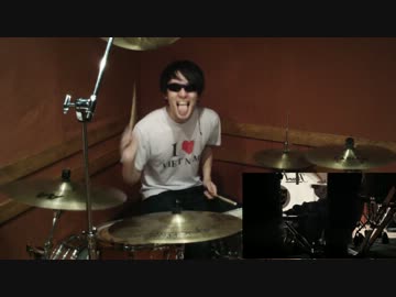 【メタルアレンジで】 パンダヒーロー 【叩いてみた】