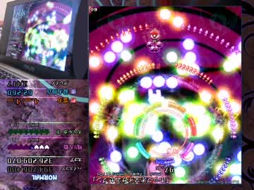 【東方】東方輝針城Normal 180度回転プレイ　Part3