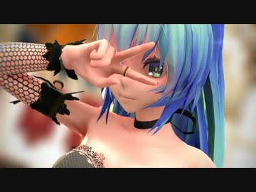 【MMD】ミニドレスのミクさん達でBad ∞ End ∞ Night【720p】