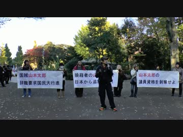 【2013/11/23】国賊 山本太郎 辞職要求国民大行進 in 杉並1【在特会】