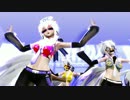 【MMD】galaxias! Tda式改変弱音ハクccvカラーバリエーション比較