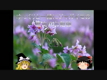 ゆっくりと一緒にジャガイモの歴史のお勉強