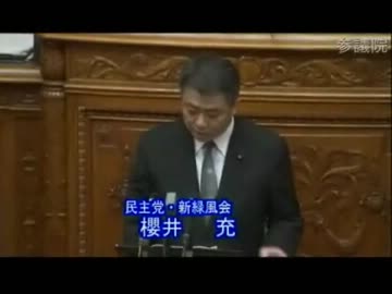 11.27 参議院本会議　櫻井充（民主党）