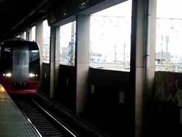 【笛がJR静岡!?】名鉄2200系2203F快速特急豊橋行き 名鉄一宮駅到着→発車