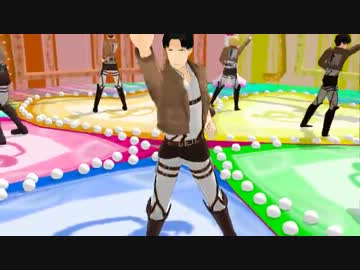 【進撃のMMD】進撃アイドル兵団、ここに集結【コンサートだよ】