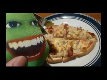 アメリカの食卓 211 洋ナシのピザを食す！