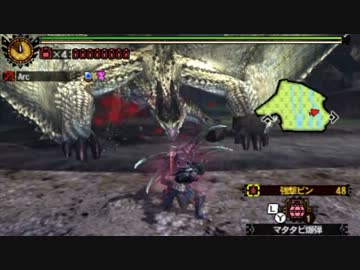【MH4】　シャガルマガラ　Lv100　ソロ弓・非火事場　06分10秒73