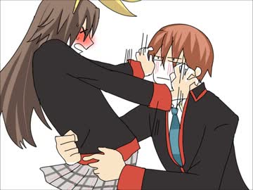 棗×直枝でキス唾