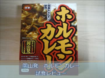 岡山発ホルモンカレー試食レビュー