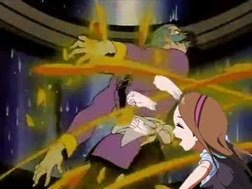 いおりんが高速パンチで東方不敗をボコる動画