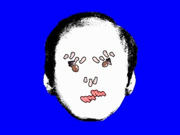 いおりんにボコボコに殴られたような顔BB