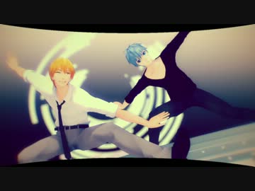 【MMD黒バス】黄瀬くんと黒子っちのWAVE