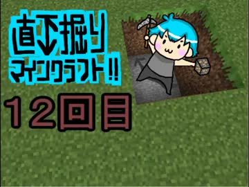 直下掘りマインクラフト１２回目