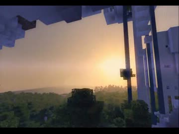 【Minecraft】 レトロ近未来世界を築く～Part3 「太陽の神殿」