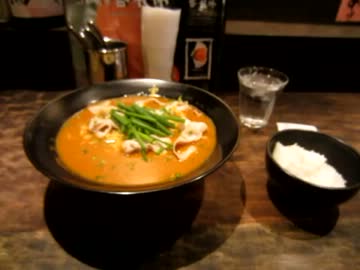 【鬼辛】『かれー麺 実之和 青山店』の赤いかれー麺激辛