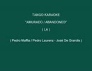 タンゴのカラオケ曲 - Tango Karaoke - Amurado - Rial Producciones