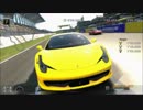 GT6 ﾐｯｼｮﾝﾚｰｽIA-5 フェラ458 vs 赤い彗星 ＆ AI車視点