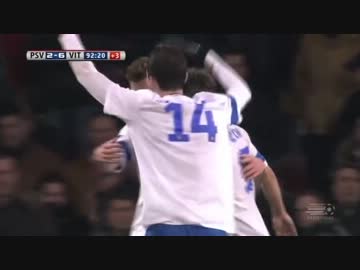 （転載）ハーフナー・マイク　5ゴール目　フィテッセvsPSV　07,December,2013