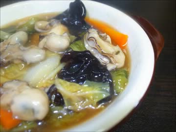 【牡蠣料理祭出展】 酒の肴の牡蠣とたっぷり野菜の旨煮