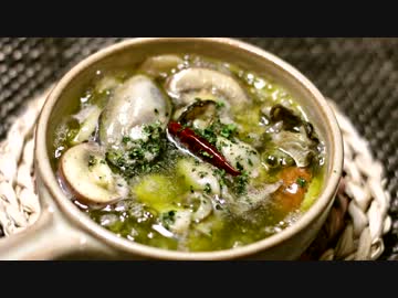 牡蠣のアヒージョとペペロンチーノ♪