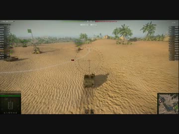 【WoT】M7 Priest  通常戦　砂の川