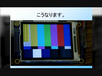 シリアル接続の簡単カラー液晶 e-DISP の紹介