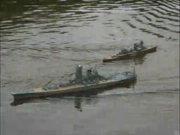 1/200 艦隊これくしょん 「稲毛海浜公園演習」 10.5.2013  彩湖艦隊.wmv